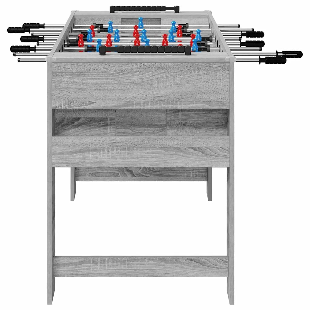 Tavolo da Foosball Sonoma grigia 125 x 60,5 x 80 cm 858889