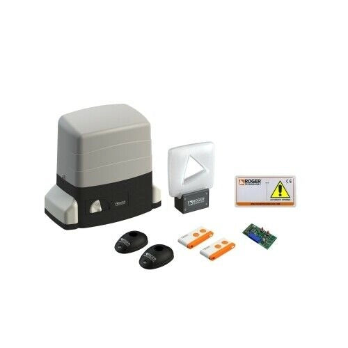 KIT MOTORIDUTTORE 230V AC PER CANCELLI SCORREVOLI 800 KG ROGER KIT R30/806 NUOVO