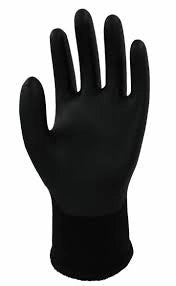 GUANTI NITRILE MONOUSO 'BLACKFIT' gr 3,5 - tg. M  - AJSIA
