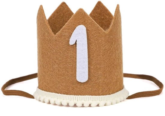 Cappello per Primo Anniversario - Materiale Premium Velt - Dimensioni 27,6x9,4cm - Decorazione per Festa