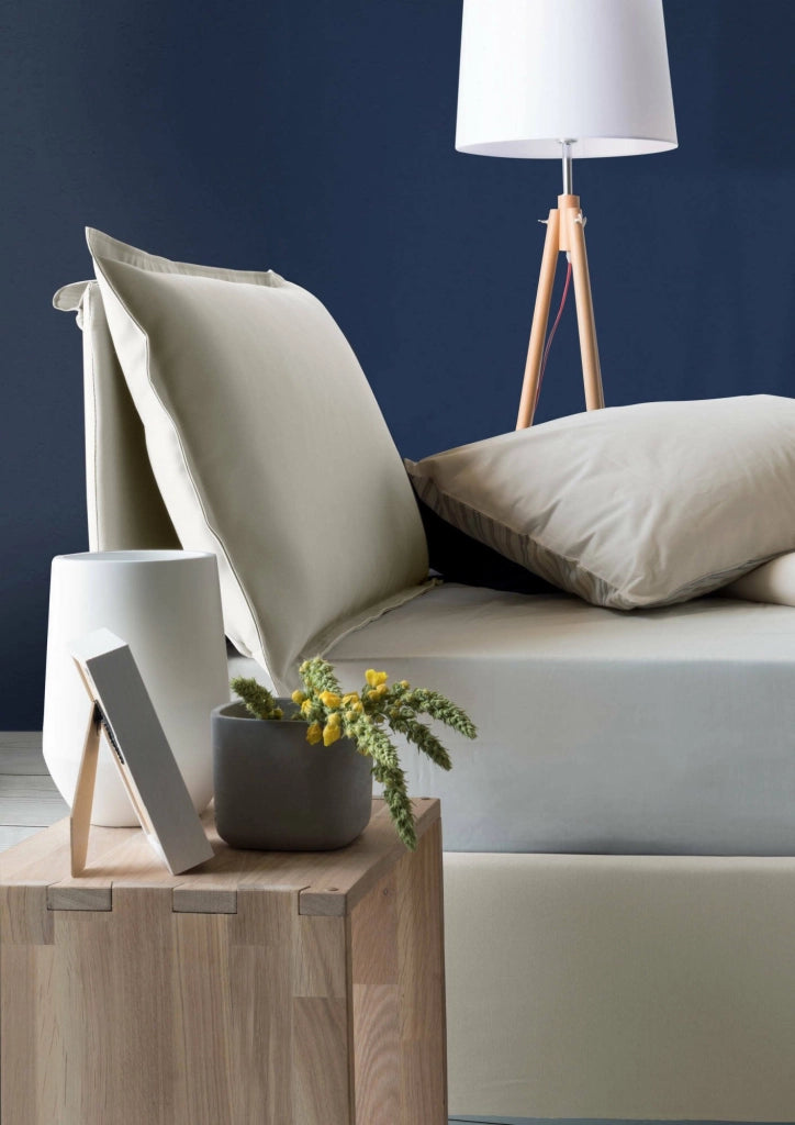 Asso, Letto Piazza e Mezza Sfoderabile Made in Italy, Beige