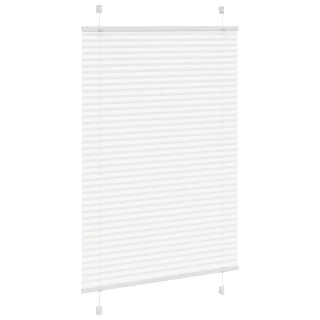 Tenda Plissettata Bianca 100x100 cm Larghezza Tessuto 99,4 cm 4015483