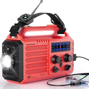Radio opwindabile per emergenze – Radio a manovella per camping – Radio per situazioni di emergenza – Radio da manovella per viaggi – Radio per sopravvivenza esterna