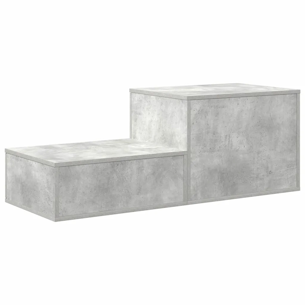 Armadio 2 pz Grigio cemento 118 x 41 x 40 cm Legno multistrato CFW2145048