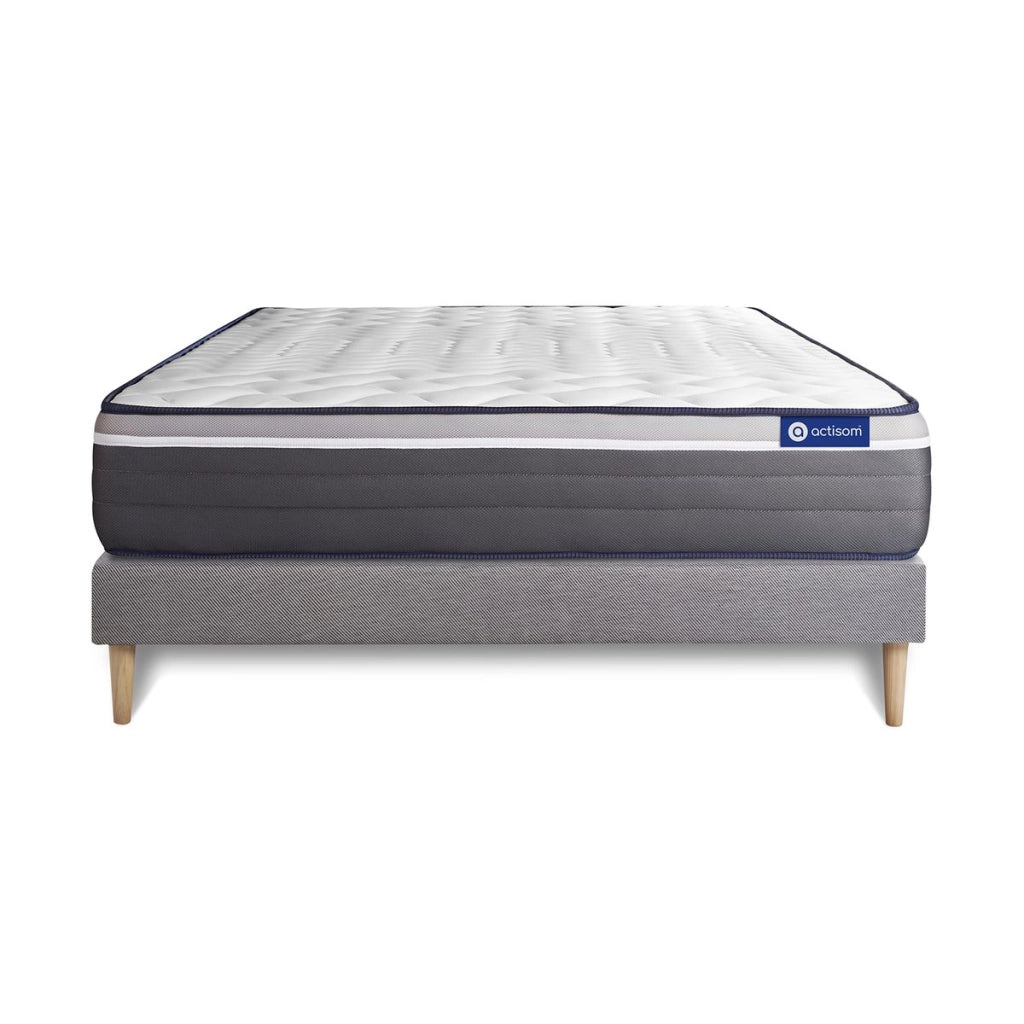Kit rete e materasso matrimoniale Actilatex plus 140x190cm - Spessore : 26cm - Lattice e memory foam- molto rigido