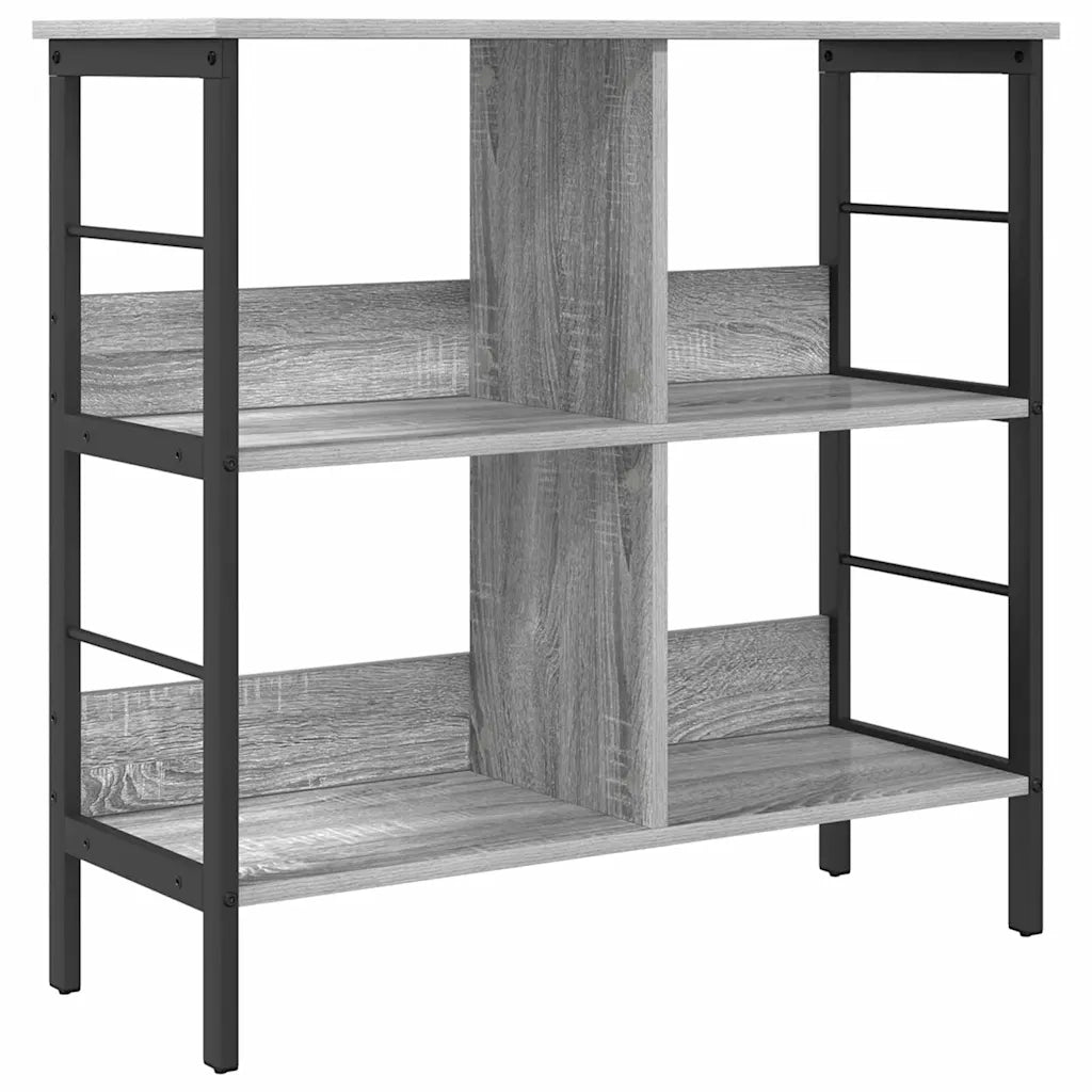 Libreria Grigio Sonoma 82 x 32 x 79 cm Legno multistrato