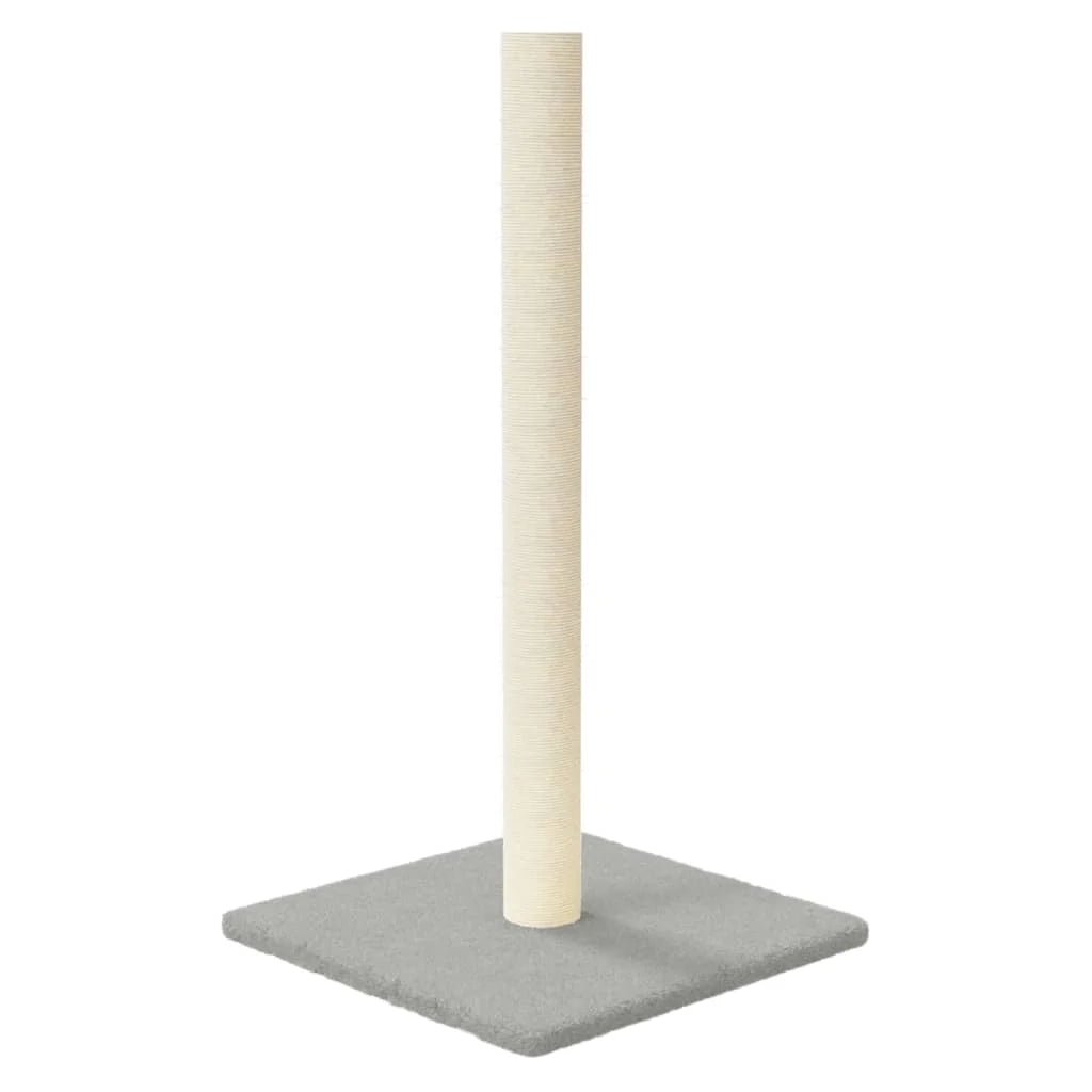 Tiragraffi per gatti Mobili per arrampicata su torre Raschietto per gatti piattaforma da arrampicata trasparente 35 x 35 x 70 cm grigio 02_0022765