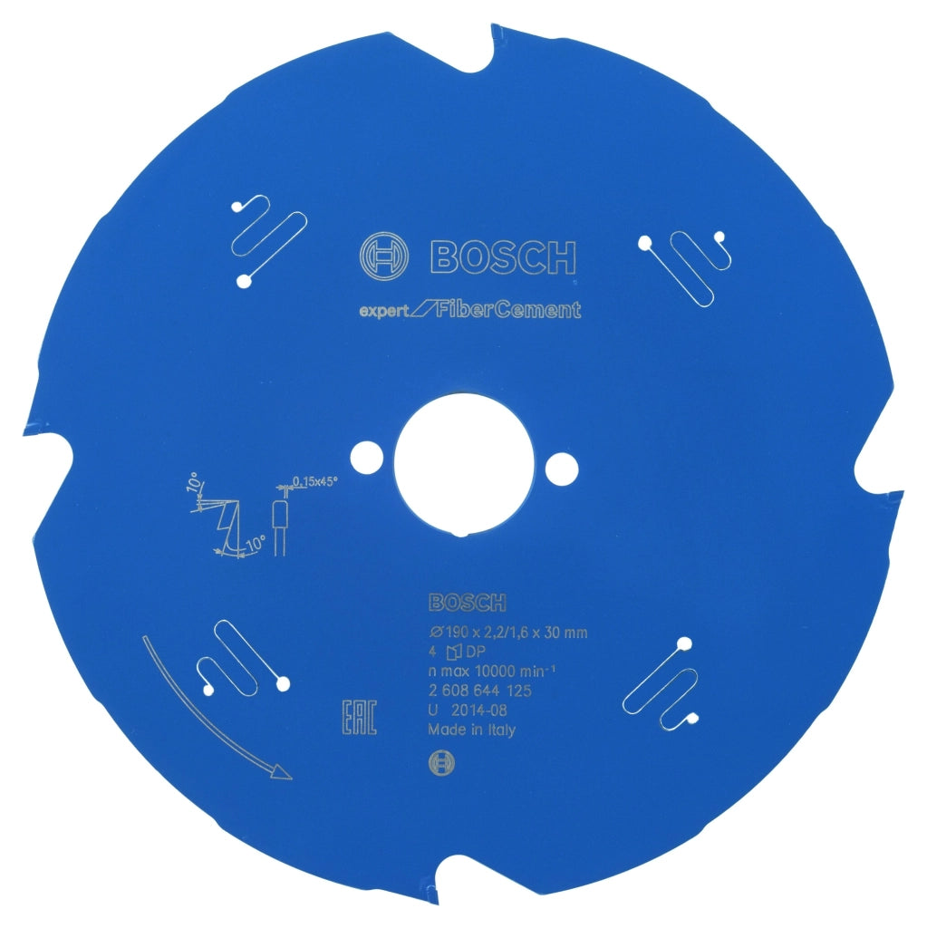 2608644125 - Lama per sega circolare Expert for Fibre Cement 190 x 30 x 2,2 mm, 4