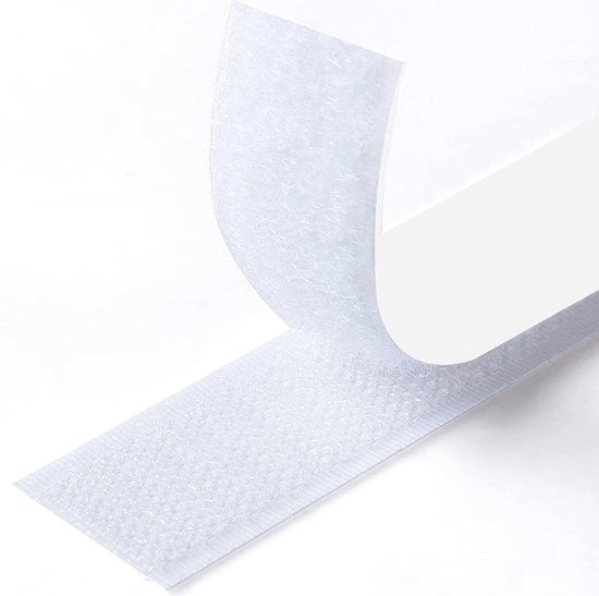 Nastro adesivo autoadesivo 5 m - resistente - adesivo a doppia faccia - 16 mm largo - bianco Nastro adesivo autoadesivo