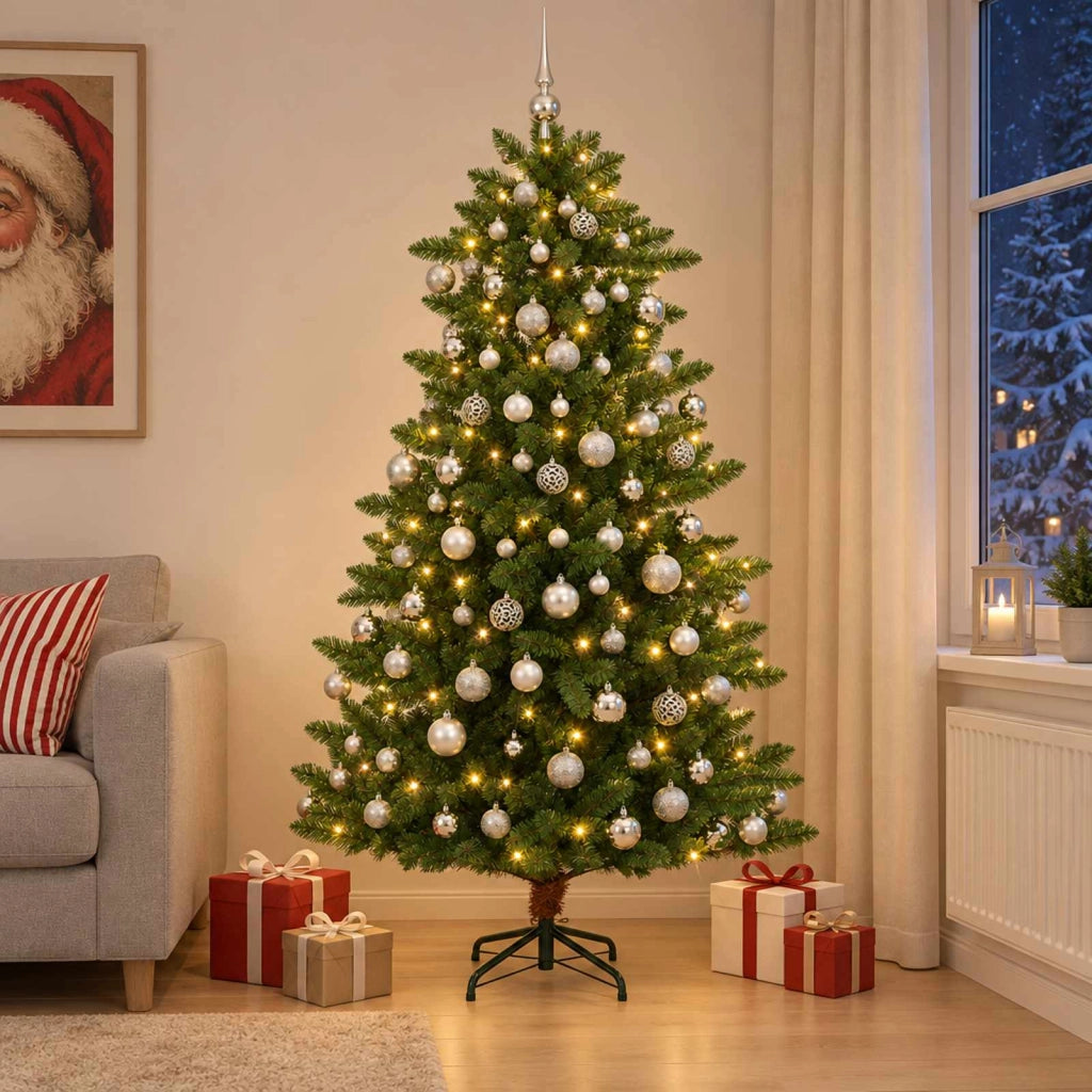 Artificial Christmas Tree with Bauble 240 cm 300 LED 3461394