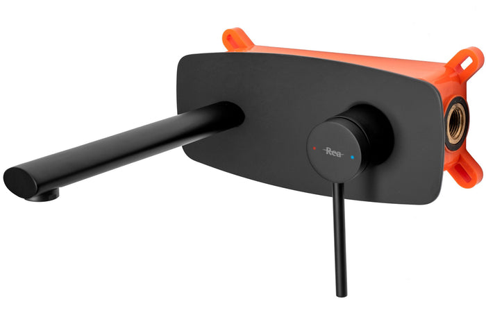 Rubinetto Da Parete Rea Oval Black