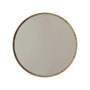 Spongano, Specchio Forma Rotondo, 2.2x60h cm Marrone Noce
