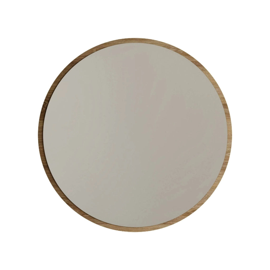 Spongano, Specchio Forma Rotondo, 2.2x60h cm Marrone Noce