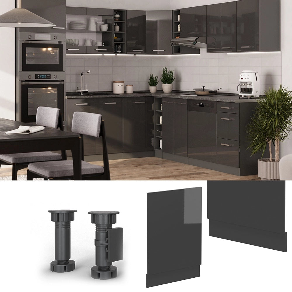Pannello frontale R-Line Antracite lucido/Antracite 45 cm, PL Antracite Vicco