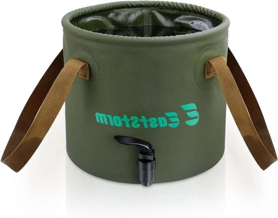 Vaso da detersivo portatile 10 l/20 l con rubinetto e accessori per la cucina, la doccia e la lavatrice esterni