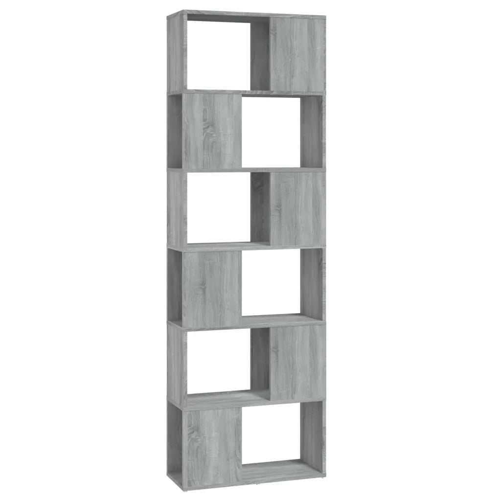 Libreria/Divisorio Grigio Sonoma 60x24x186 cm 816033