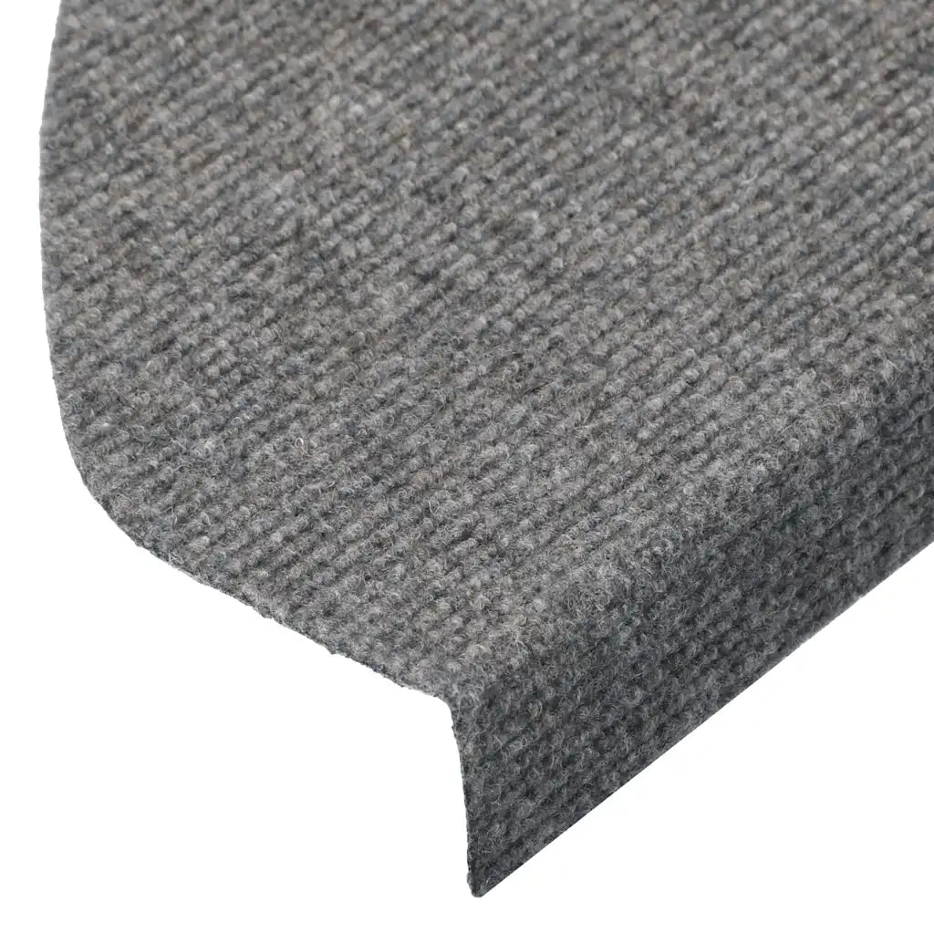 Tappetini Autoadesivi per Scale 15 pz 65x22,5x3,5 cm Grigi 136397