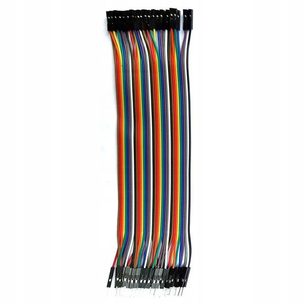 Set di Cavi Jumper Multicolore 20 cm (40 Pin) – Modularità e Facilità d'Uso | M/F, Rame di Alta Qualità