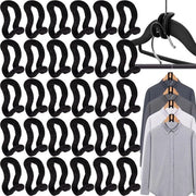 Sostegni Antiscivolo Mini Hanger per Abbigliamento con Connettori Fluffati - 30 Pezzi