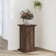 Supporto per Piante Rovere Marrone 33x33x60cm Legno Multistrato 852966