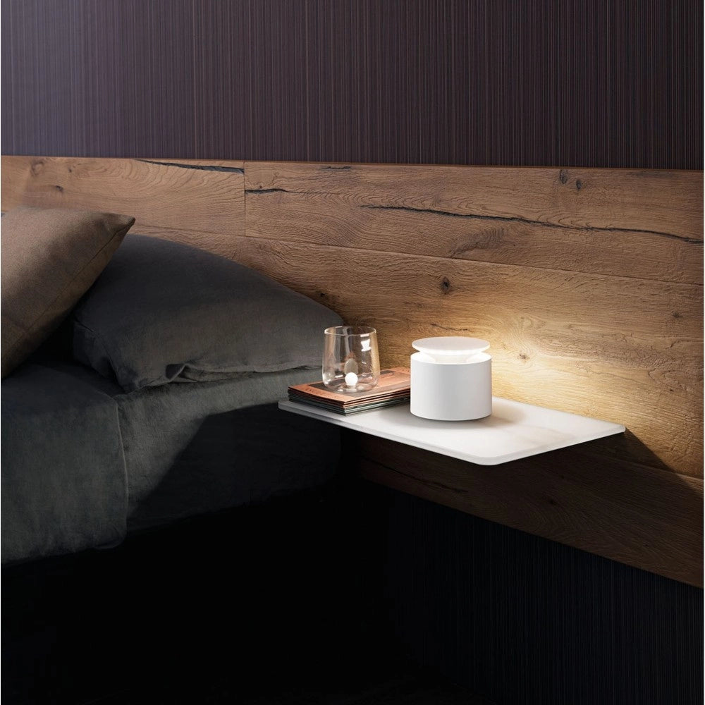 Lampada a led da tavolo Push Up Bianco portatile e ricaricabile