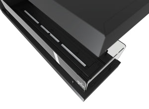 Camino a Bioetanolo Trifacciale da Incasso 100x50 cm Inside U 1000 V2 Nero con Vetro