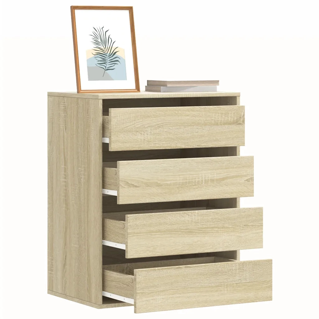 Cassettiera Angolare Rovere Sonoma 60x41x76cm Legno Multistrato CFW1385603