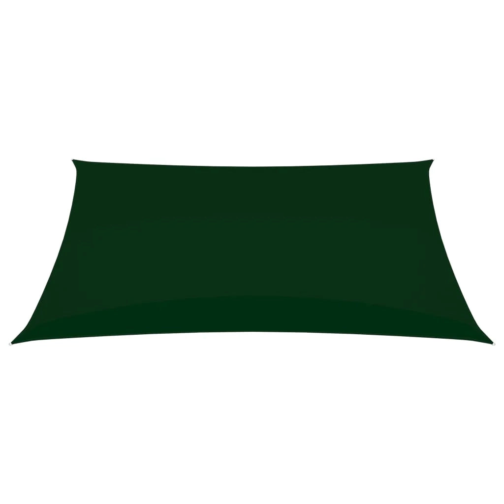 Vela ombreggiante/ombrellone rettangolare in tessuto Oxford 3 x 4,5 m verde scuro 02_0009677