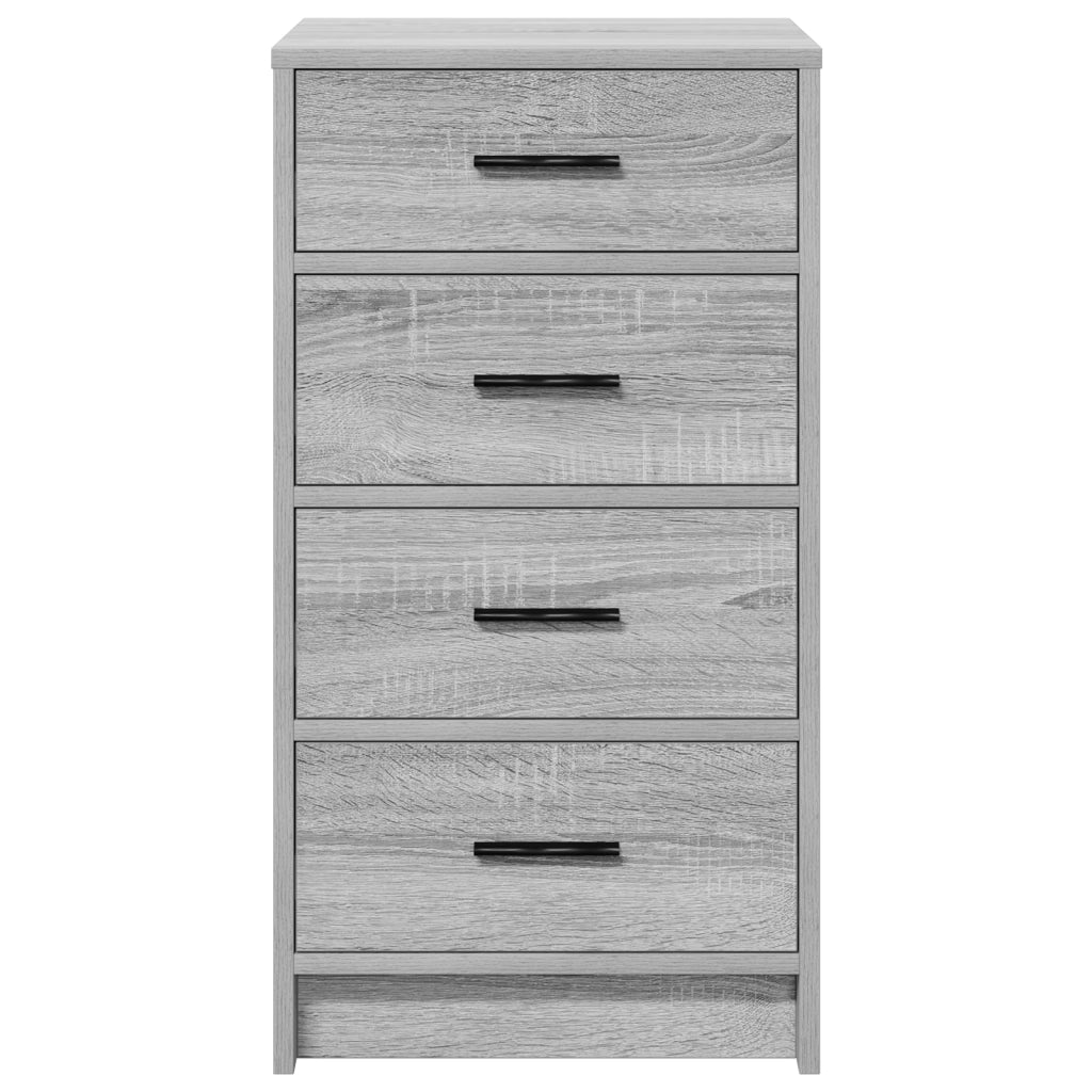 Credenza Grigia Sonoma 40x41x75 cm in Legno Ingegnerizzato
