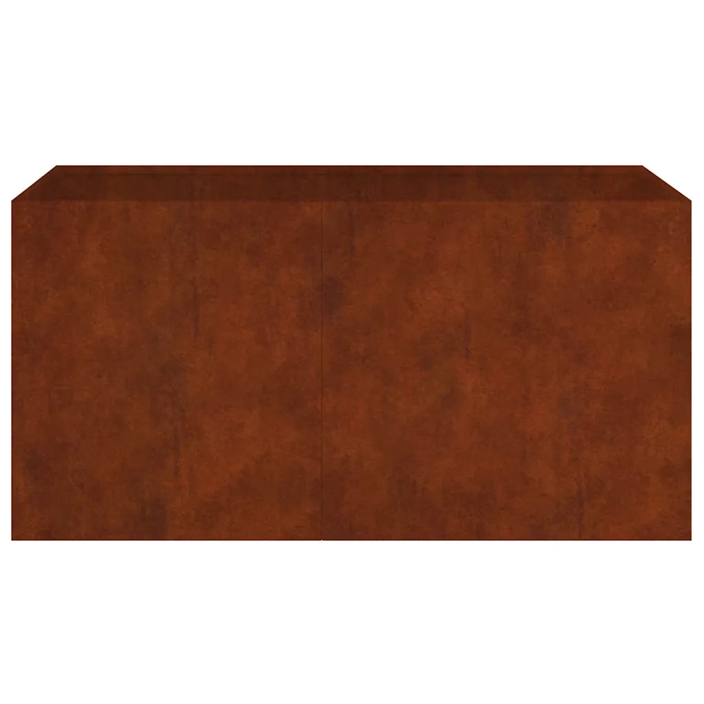 Fioriera 80x40x40 cm in Acciaio Corten 824530