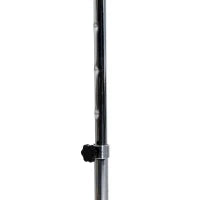 Punching Ball da Terra ad Altezza Regolabile con Guantoni da Boxe e Base Riempibile, 43x43x126-144 cm, Rosso