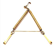 APPENDIPIATTI A MOLLA OTTONATO N. 4 32X46 CM- DIESSE- 10,0 pz