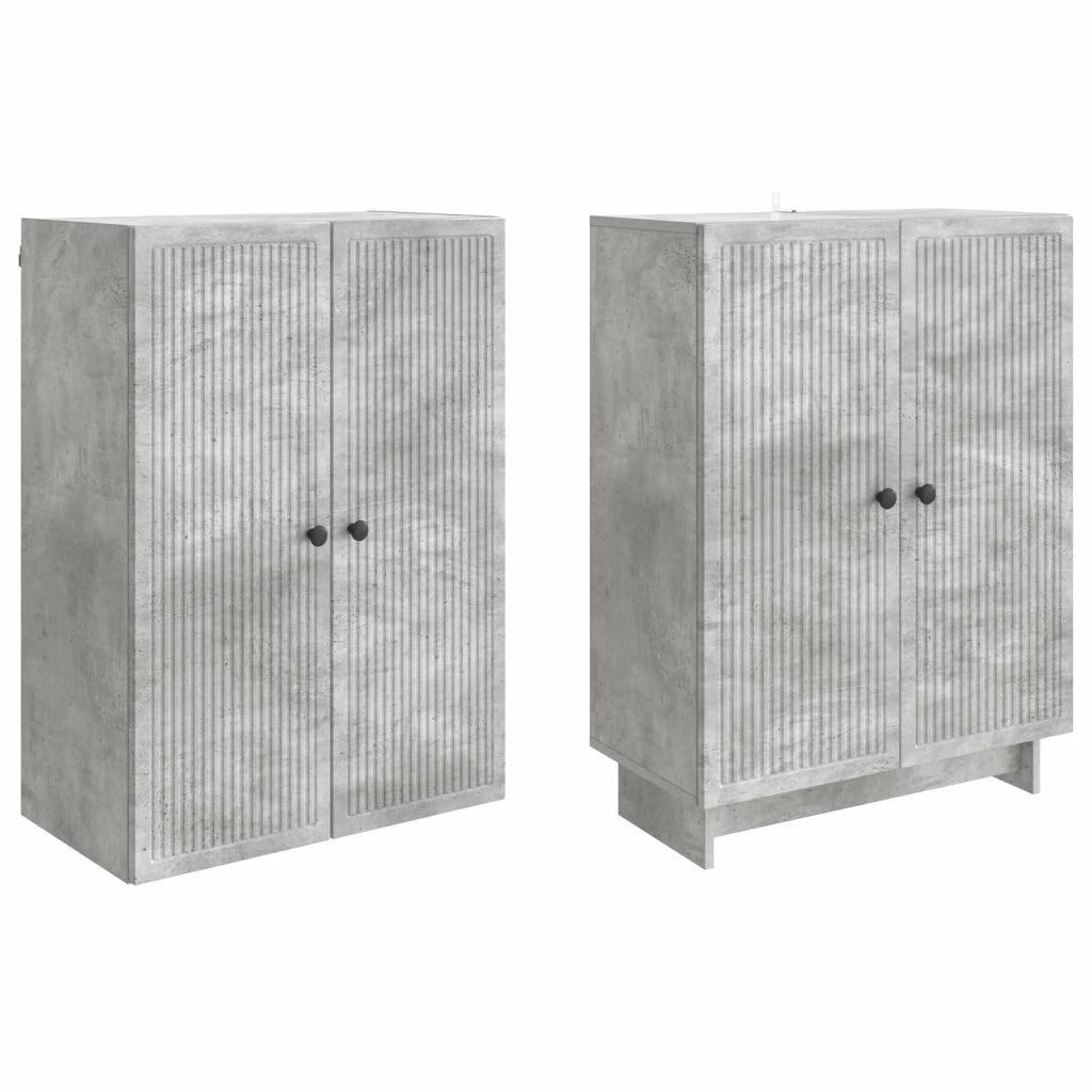 Set di armadi 2 pcs Grigio Cemento 66 x 34,5 x 90 cm 3416361