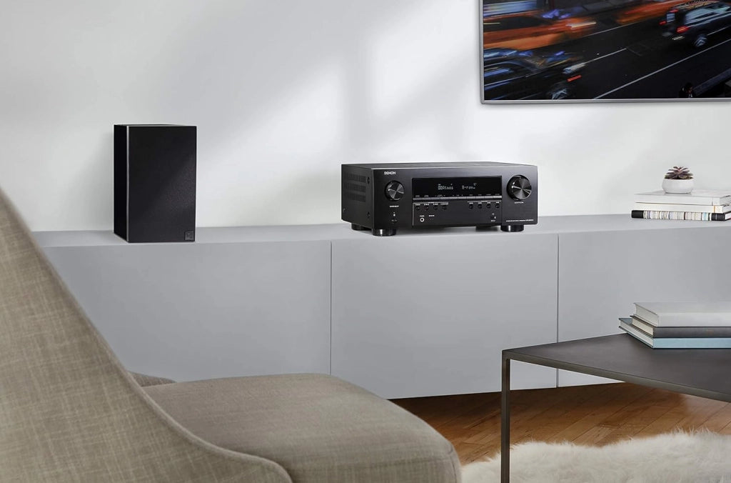 AVR-S960H ricevitore AV 7.2 canali, amplificatore HiFi, compatibile con Alexa, 6 ingressi HDMI e 2 uscite, 8K HDMI, Bluetooth, WLAN, streaming musicale, Dolby Atmos, AirPlay 2, HEOS Multiroom