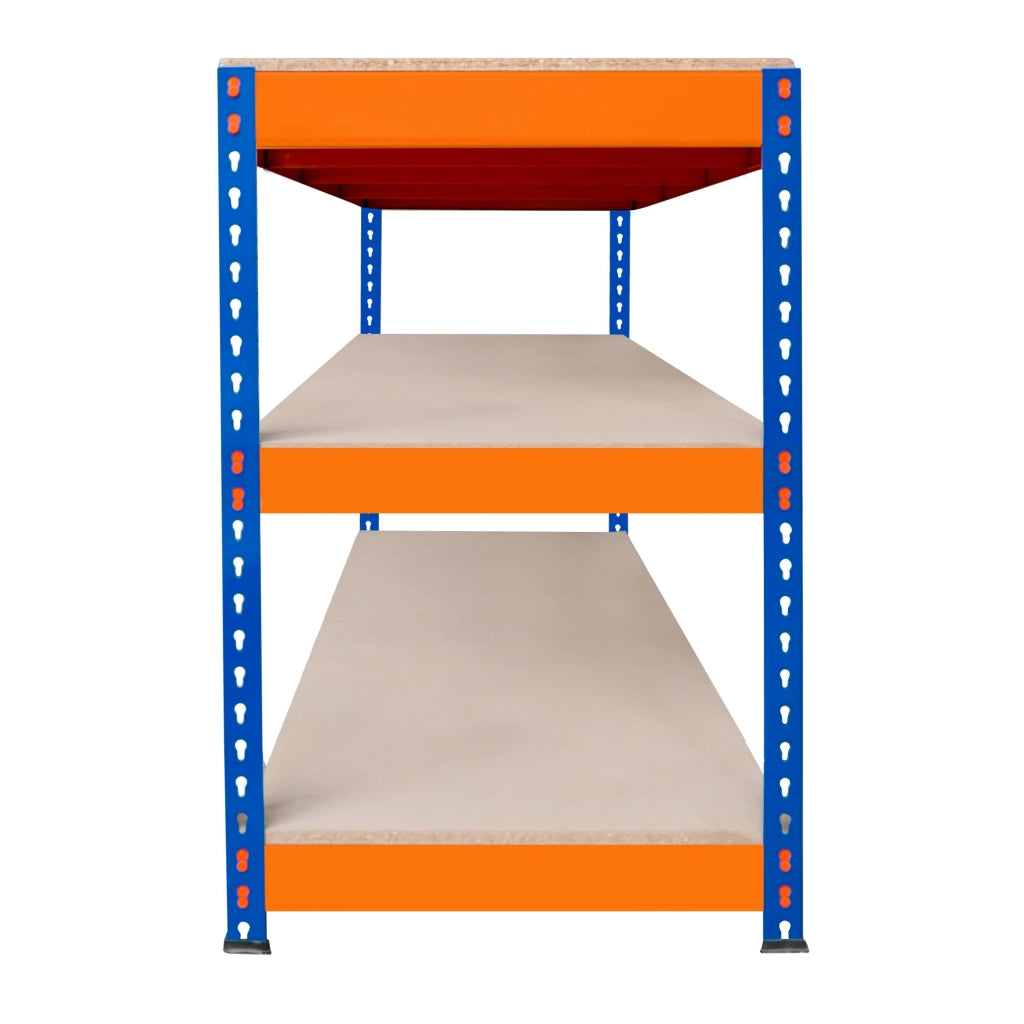 Banco da Lavoro a 3 Ripiani S-Rax - Postazione di lavoro 300kg - 180x60x90cm