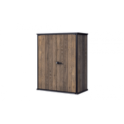 Armadio Porta Attrezzi da Esterno Vertical Store 1400L - 140x73,6x170,4 - Effetto Legno Walnut - Keter