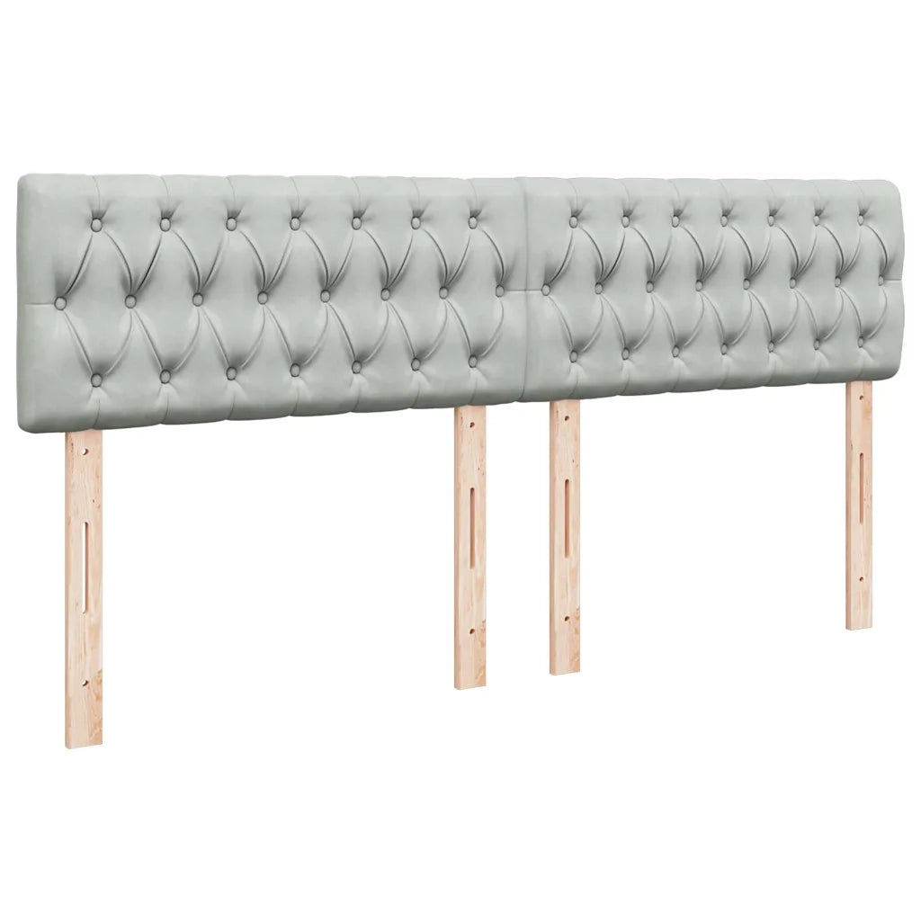 Struttura Letto Pouf con Materasso 180x200 cm in Velluto 3311861