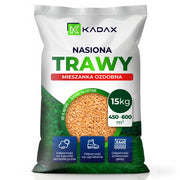 Semi di erba KADAX 15 kg, resistenti al calpestio, auto-infittinti, per prato ornamentale 600 m²