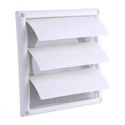 Reticolo di ventilazione con canali - Reticolo di ventilazione in plastica - Valvola di scarico - Reticolo di ventilazione chiuso - Reticolo di ventilazione 20 x 20 cm - Reticolo di protezione per rete antizanzare - Copertura di ventilazione