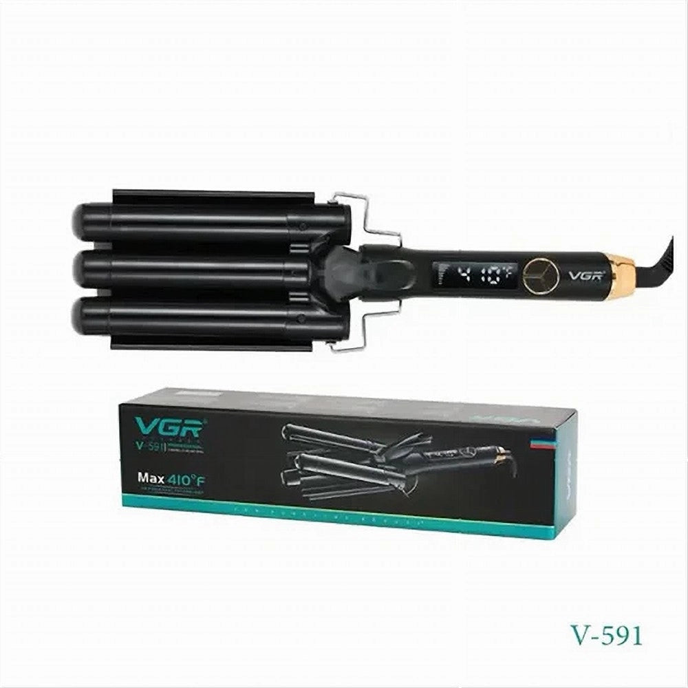 Trade Shop - Vgr V-591 Arricciacapelli Professionale 3 Barili Onde Styler Parrucchiere Shop -