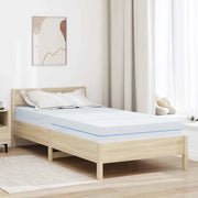 Materasso-Materasso per letto Bianco 90 x 200 cm Tessuto Jacquard 881550