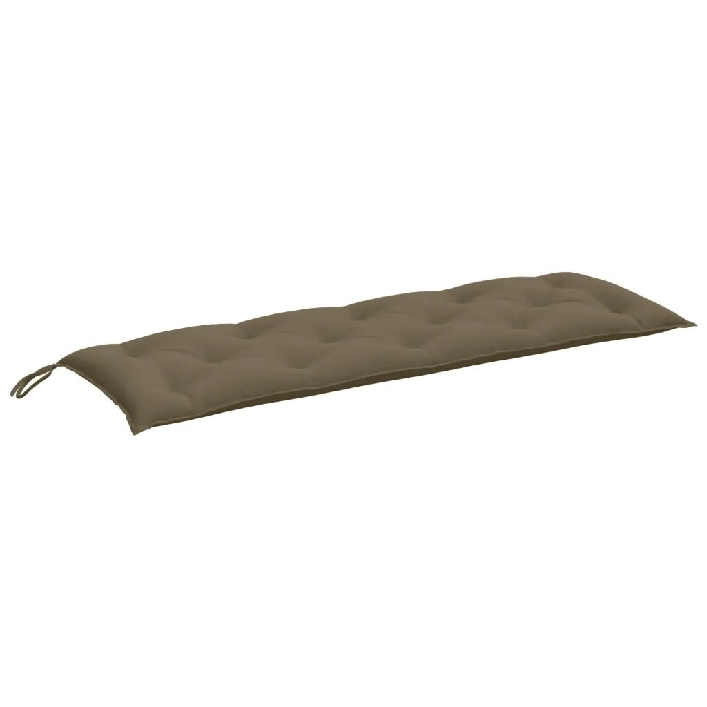 Cuscino Panca da Giardino-Cuscini per panchina da esterno Tortora M¨¦lange 150x50x7cm in Tessuto