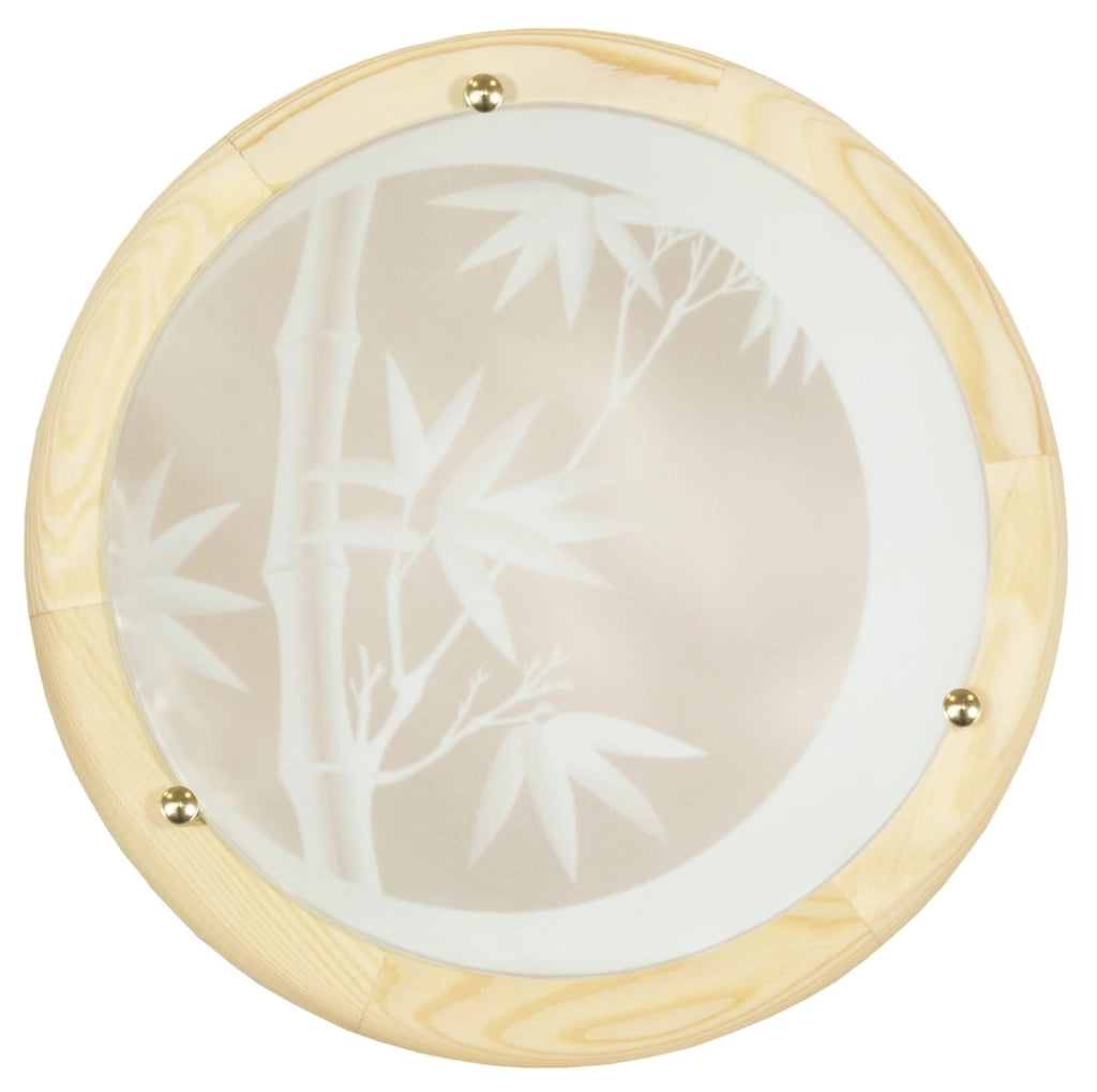 Plafoniera Candellux Bamboo 30cm legno naturale E27