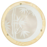 Plafoniera Candellux Bamboo 30cm legno naturale E27