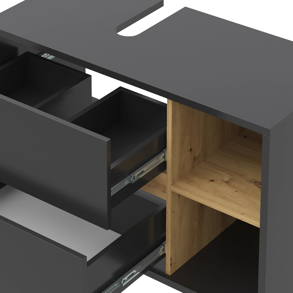 Vicco Mobile sottolavabo per bagno Antracite 100 x 60 cm