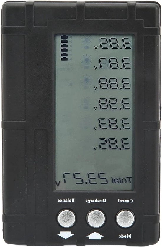 Controller di Test per Batterie LiPo 3 in 1 - Tester di Batteria - Verificatore di Capacità Batterica per Aeromodelli - Apparecchio di Test.
