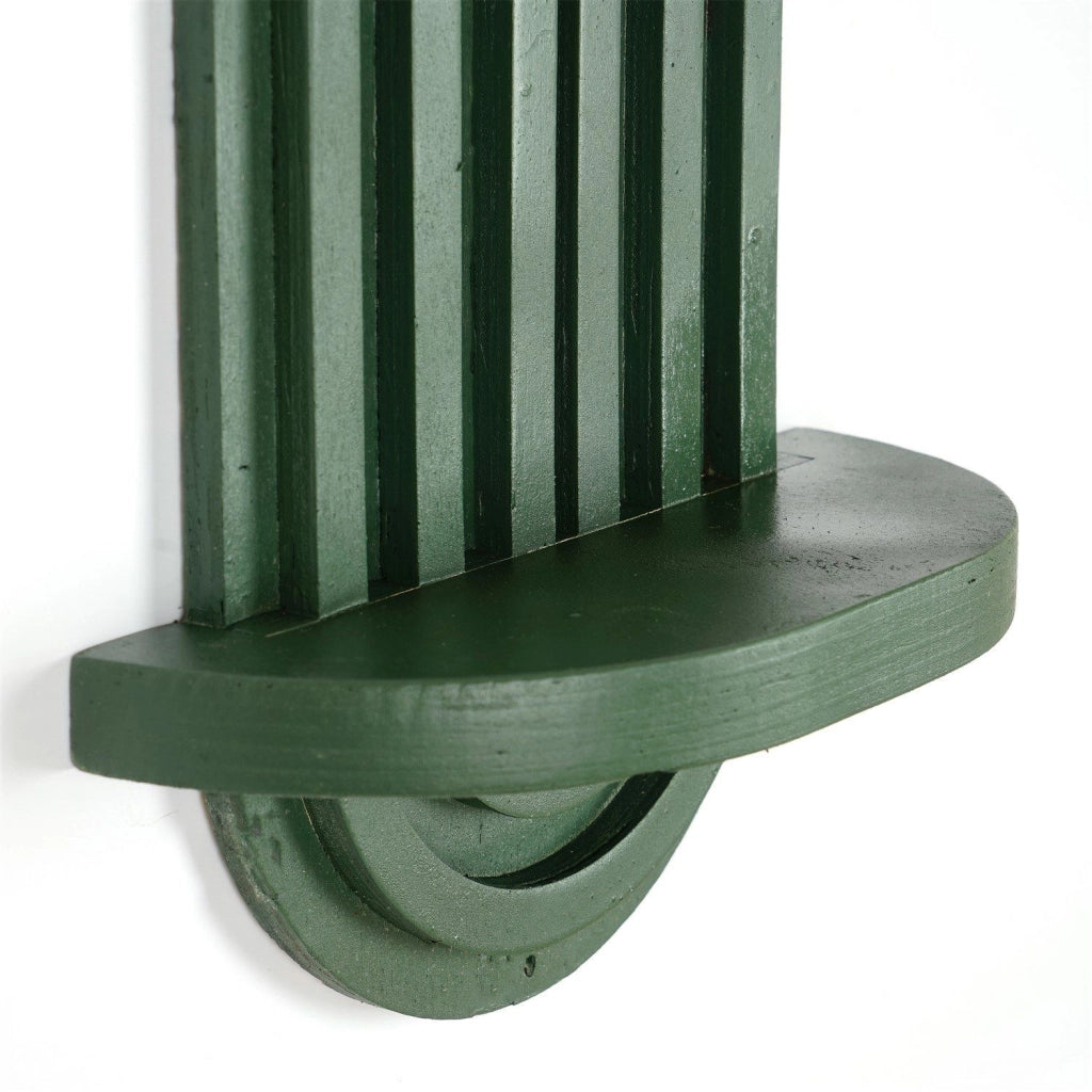 Pernumia, Mensola un Ripiano, 20x9x40h cm Verde