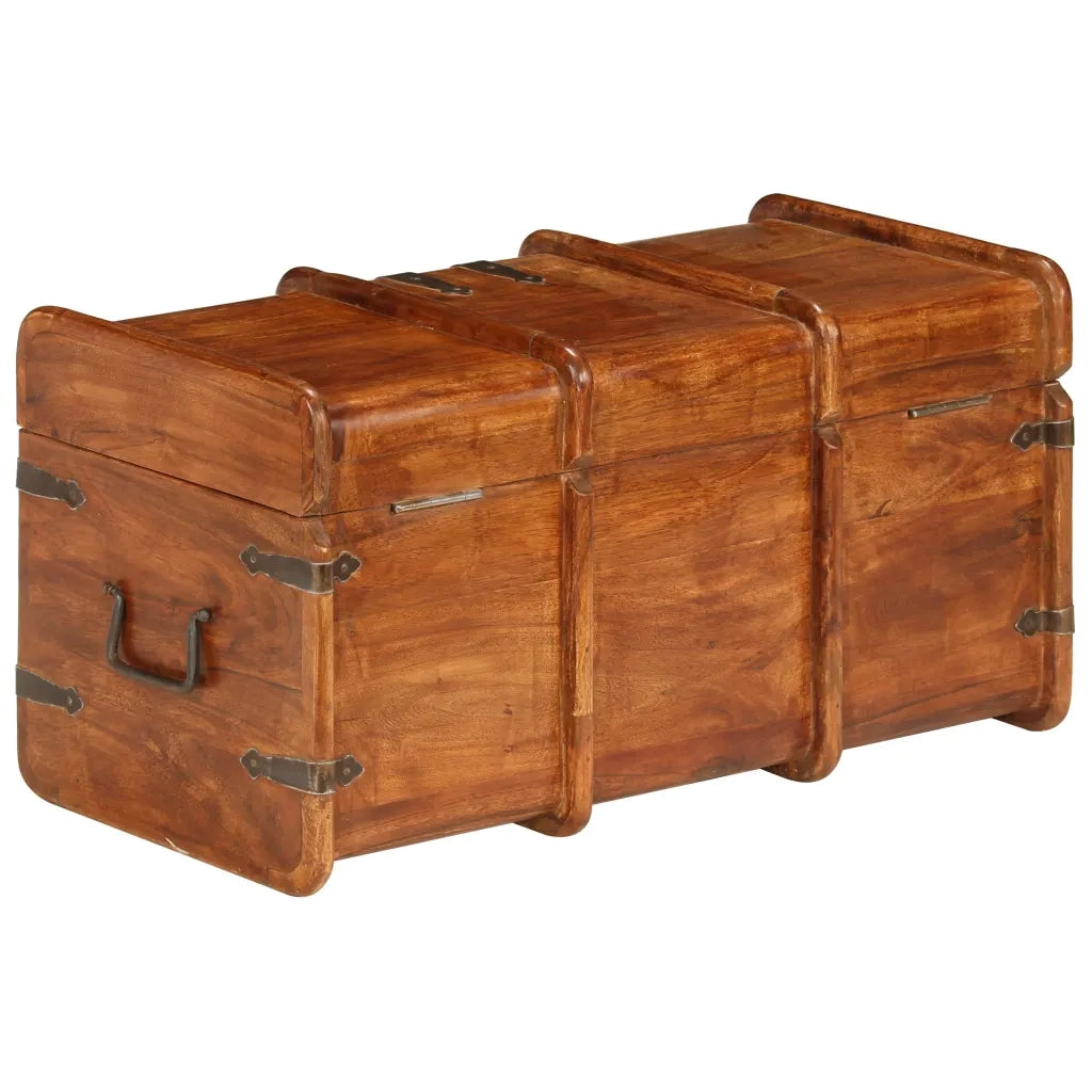 Set Forzieri 2 pz in Legno Massello di Acacia e Finitura Ambra 245656