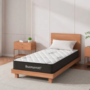Materasso singolo Tarico con molle insacchettate e strato in Memory Foam 90x190x22,3 cm