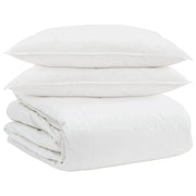 Set di Piumoni con cuscino 3 pz | Duvet Bianco Piuma d'anatra